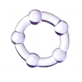 Фиолетовое эрекционное кольцо A-Toys - A-toys - в Новошахтинске купить с доставкой