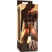 Коричневый мастубратор-вагина Nicole s Kitty - Blush Novelties - в Новошахтинске купить с доставкой