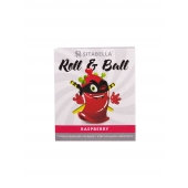 Стимулирующий презерватив-насадка Roll   Ball Raspberry - Sitabella - купить с доставкой в Новошахтинске
