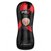 Мастурбатор-вагина Vibrating Pussy Stroker с вибрацией - Pipedream - в Новошахтинске купить с доставкой