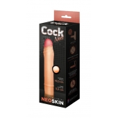 Телесная насадка-удлинитель из неоскин - 19,5 см. - LOVETOY (А-Полимер) - в Новошахтинске купить с доставкой