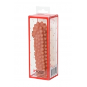 Телесная насадка на фаллос с бугорками KOKOS Extreme Sleeve 10 - 15,8 см. - KOKOS - в Новошахтинске купить с доставкой