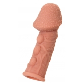 Насадка на фаллос с пузыриками, венками и ребристостью KOKOS Extreme Sleeve 09 - 12,7 см. - KOKOS - в Новошахтинске купить с доставкой