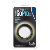 Черно-желтое силиконовое эрекционное кольцо Silicone Go Pro Cock Ring - Blush Novelties - в Новошахтинске купить с доставкой