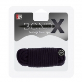 Черная веревка для связывания BONDX LOVE ROPE - 10 м. - Dream Toys - купить с доставкой в Новошахтинске