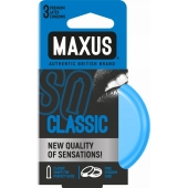 Классические презервативы в железном кейсе MAXUS Classic - 3 шт. - Maxus - купить с доставкой в Новошахтинске