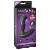 Черный массажер простаты Electro Stim Prostate Vibe с электростимуляцией - 13,3 см. - Pipedream - купить с доставкой в Новошахтинске