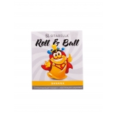 Стимулирующий презерватив-насадка Roll   Ball Banana - Sitabella - купить с доставкой в Новошахтинске