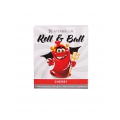 Стимулирующий презерватив-насадка Roll   Ball Cherry - Sitabella - купить с доставкой в Новошахтинске