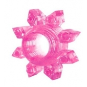 Розовое эрекционное кольцо Cockring star - Erowoman-Eroman - в Новошахтинске купить с доставкой