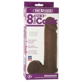 Насадка-реалистик Vac-U-Lock 8  ULTRASKYN Cock - 20,6 см. - Doc Johnson - купить с доставкой в Новошахтинске
