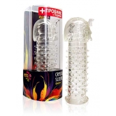 Закрытая прозрачная насадка на пенис Crystal Sleeve Faraon - 13,5 см. - Erowoman-Eroman - в Новошахтинске купить с доставкой