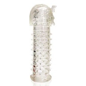 Закрытая прозрачная насадка на пенис Crystal Sleeve Faraon - 13,5 см. - Erowoman-Eroman - в Новошахтинске купить с доставкой