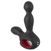 Черный вибромассажер простаты с нагревом и ротацией Prostate Plug - 14,5 см. - Orion - в Новошахтинске купить с доставкой