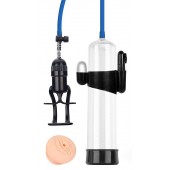 Прозрачная вакуумная вибропомпа Sex Expert с насадкой-вагиной - Sex Expert - в Новошахтинске купить с доставкой