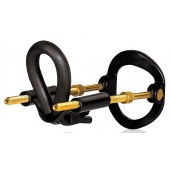 Черный экстендер-растяжитель пениса - Sex Expert - в Новошахтинске купить с доставкой