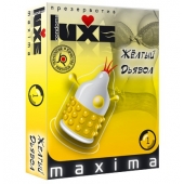 Презерватив LUXE Maxima  Желтый дьявол  - 1 шт. - Luxe - купить с доставкой в Новошахтинске