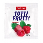 Пробник гель-смазки Tutti-frutti с малиновым вкусом - 4 гр. - Биоритм - купить с доставкой в Новошахтинске