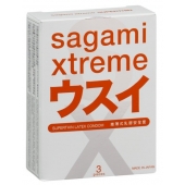 Ультратонкие презервативы Sagami Xtreme SUPERTHIN - 3 шт. - Sagami - купить с доставкой в Новошахтинске