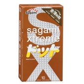 Презервативы Sagami Xtreme FEEL UP с точечной текстурой и линиями прилегания - 10 шт. - Sagami - купить с доставкой в Новошахтинске