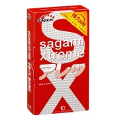Утолщенные презервативы Sagami Xtreme Feel Long с точками - 10 шт. - Sagami - купить с доставкой в Новошахтинске