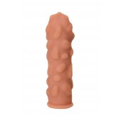Телесная реалистичная насадка KOKOS Extreme Sleeve 11 с дополнительной стимуляцией - 12,7 см. - KOKOS - в Новошахтинске купить с доставкой