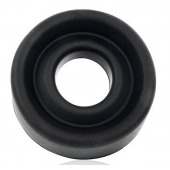 Черная гладкая насадка на помпу размера L - Sex Expert - в Новошахтинске купить с доставкой