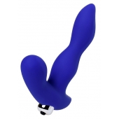 Синий силиконовый вибростимулятор простаты Stroman - 14,5 см. - ToyFa - в Новошахтинске купить с доставкой