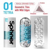 Мастурбатор SPINNER Tetra - Tenga - в Новошахтинске купить с доставкой
