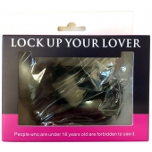 Черные меховые наручники Love с ключиками - Baile - купить с доставкой в Новошахтинске