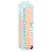 Телесная насадка-удлинитель Silicone Extension - 19 см. - Orion - в Новошахтинске купить с доставкой