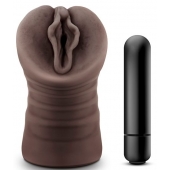 Коричневый мастурбатор-вагина Alexis - Blush Novelties - в Новошахтинске купить с доставкой