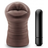 Коричневый мастурбатор-ротик Renee - Blush Novelties - в Новошахтинске купить с доставкой