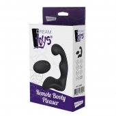 Черный вибромассажер простаты REMOTE BOOTY PLEASER - Dream Toys - в Новошахтинске купить с доставкой