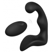 Черный вибромассажер простаты REMOTE BOOTY PLEASER - Dream Toys - в Новошахтинске купить с доставкой