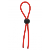 Красное эрекционное лассо с одной бусиной-утяжкой STRETCHY THIN LASSO - Dream Toys - в Новошахтинске купить с доставкой