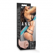 Телесный мастурбатор-ротик Angie - Blush Novelties - в Новошахтинске купить с доставкой