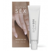 Гель для мастурбации с ароматом кокоса Slow Sex Finger Play Gel - 30 мл. - Bijoux Indiscrets - купить с доставкой в Новошахтинске