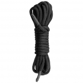 Черная веревка для бондажа Easytoys Bondage Rope - 5 м. - Easy toys - купить с доставкой в Новошахтинске