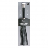 Черная плеть Easytoys Flogger With Metal Grip - 38 см. - Easy toys - купить с доставкой в Новошахтинске