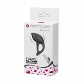 Черное перезаряжаемое эрекционное кольцо Gemma - Baile - в Новошахтинске купить с доставкой