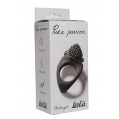 Черное эрекционное виброкольцо Pure Passion Midnight - Lola Games - в Новошахтинске купить с доставкой