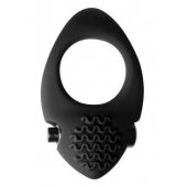 Черное эрекционное виброкольцо Pure Passion Midnight - Lola Games - в Новошахтинске купить с доставкой