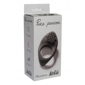 Черное эрекционное виброкольцо Pure Passion Moonshine - Lola Games - в Новошахтинске купить с доставкой