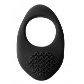 Черное эрекционное виброкольцо Pure Passion Moonshine - Lola Games - в Новошахтинске купить с доставкой