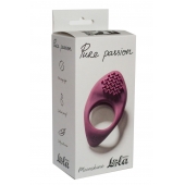 Бордовое эрекционное виброкольцо Pure Passion Moonshine - Lola Games - в Новошахтинске купить с доставкой