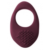 Бордовое эрекционное виброкольцо Pure Passion Moonshine - Lola Games - в Новошахтинске купить с доставкой