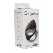 Черное эрекционное виброкольцо Pure Passion Sunset - Lola Games - в Новошахтинске купить с доставкой