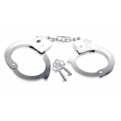 Металлические наручники Beginner s Metal Cuffs - Pipedream - купить с доставкой в Новошахтинске