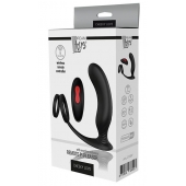 Черный массажер простаты REMOTE P-PLEASER - Dream Toys - в Новошахтинске купить с доставкой